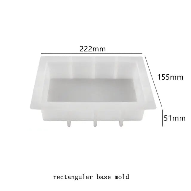 Photo Frame epoxy resin molds Square and Heart Picture Frame Silicon Mold Jewelry Ornaments Mold for Wedding Birthday Gift DIY