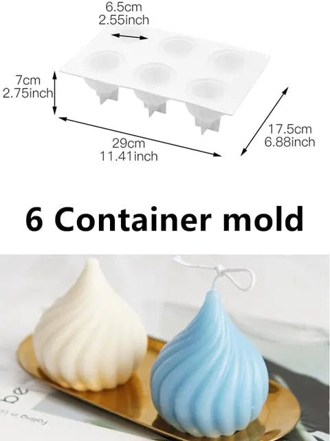 Large Various shapes Donut candle silicone mold Irregular geometric shapes doughnut mousse cake silicone mold chocolate mold