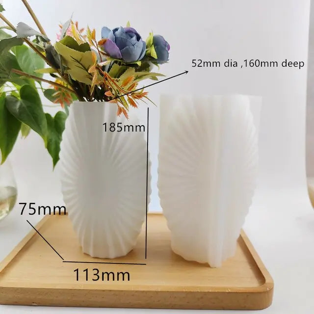 Large candle holder Epoxy resin silicone mold Unique Household Arch Vase Mold For Succulent Flower Silicone Mold Concrete Mould