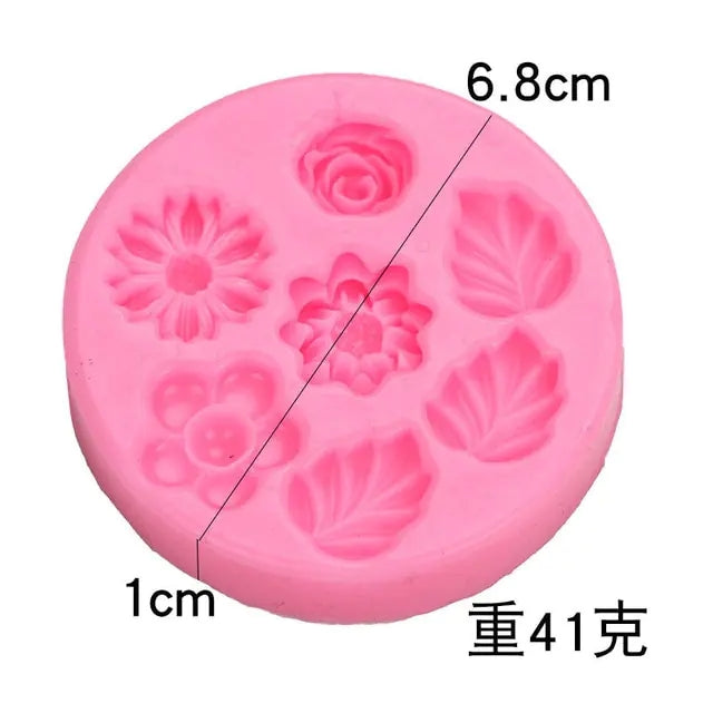 Silicone Molds For Cake Decoration Tools DIY Chocolate Various Leaf Maple Leaf Resin Molds For Fondant Kitchen Baking Supplies