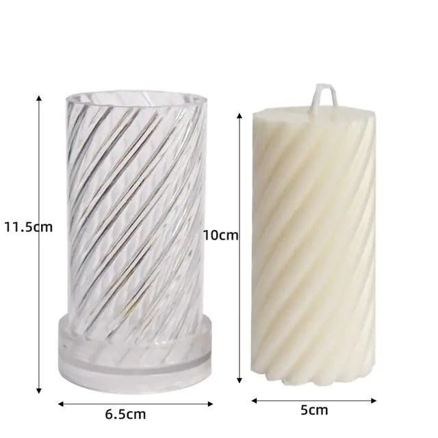 Large Medusa Bust Candle silicone Mold Geometry Acrylic Candle Mold European Style Roman Column Candle Mould Plastic Mold