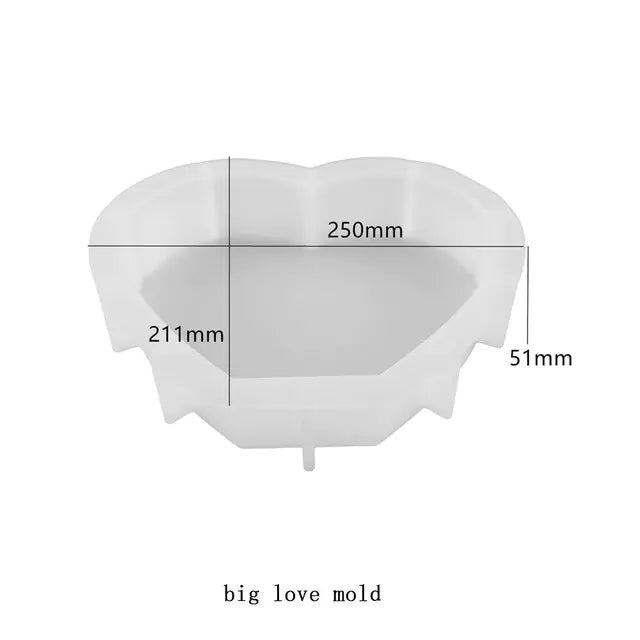 Photo Frame epoxy resin molds Square and Heart Picture Frame Silicon Mold Jewelry Ornaments Mold for Wedding Birthday Gift DIY