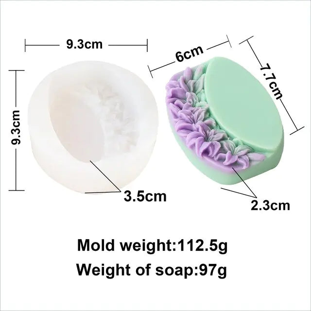 DIY Lily Square Candle Silicone Mold Butterfly Flower Candle Silicone Mold Moon Flower handmade Soap Silicone Mold Home Decor