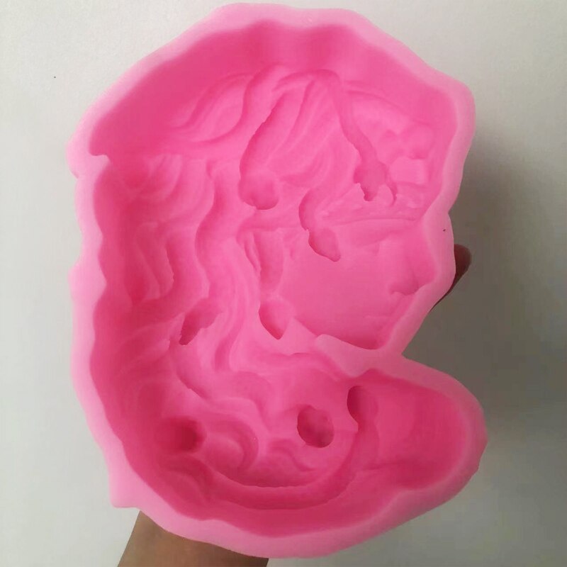 Large Realistic Medusa Bust Silicone Mold Snake Head Woman Candles Mould Greek Sculpture Body Face Terror Figure Snake head mold