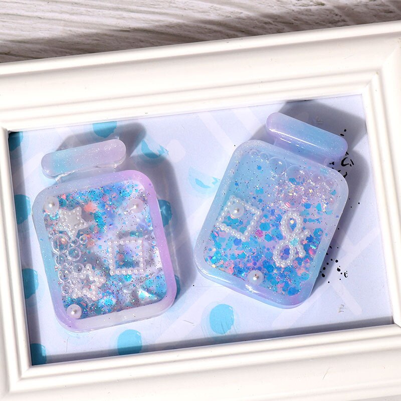 Ice Cream Keychain Pendant Resin Epoxy Mould DIY 3D Jewelry Pendant Silicone Mold Casting Ornament UV Resin Jewelry Making gift