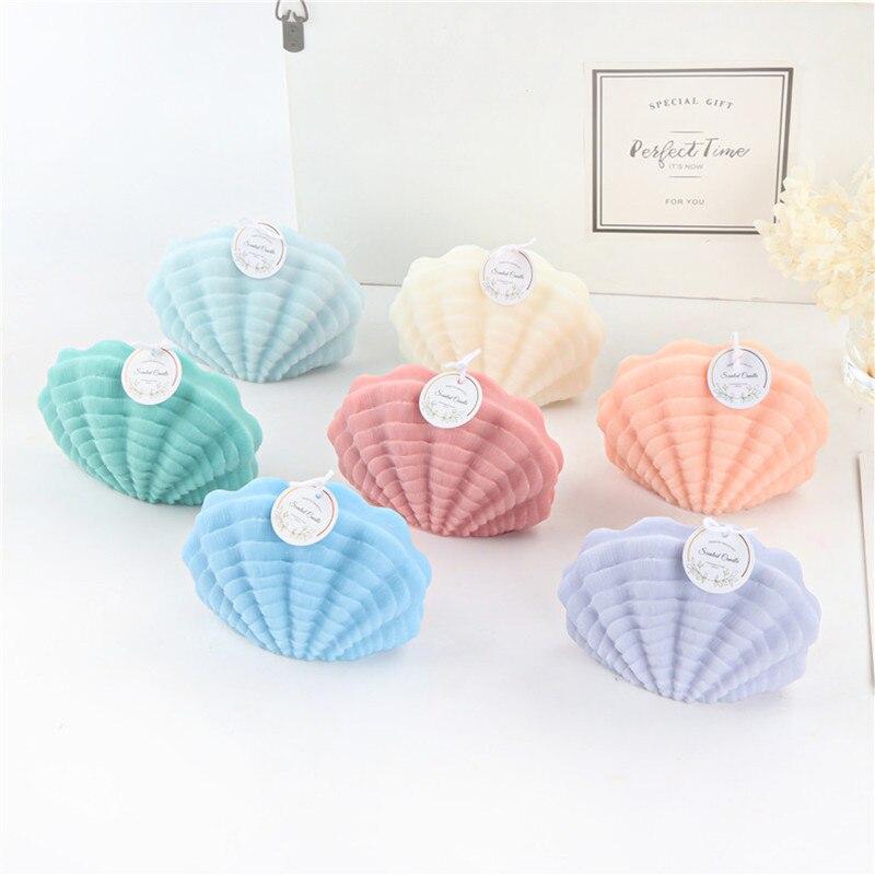 Layered Shells Candle Silicone Mold for Handmade Chocolate Decoration Gypsum Aromatherapy Soap Resin Candle Silicone Mould