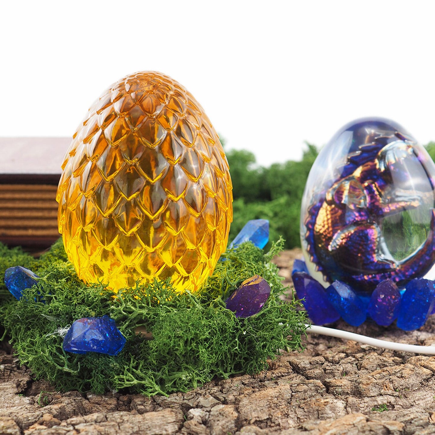Dragon Egg Silicone Mold DIY Resin Mold Night Light Epoxy Silicone Mould for Resin Dinosaur Egg Craft Home Decoration Kid Gift