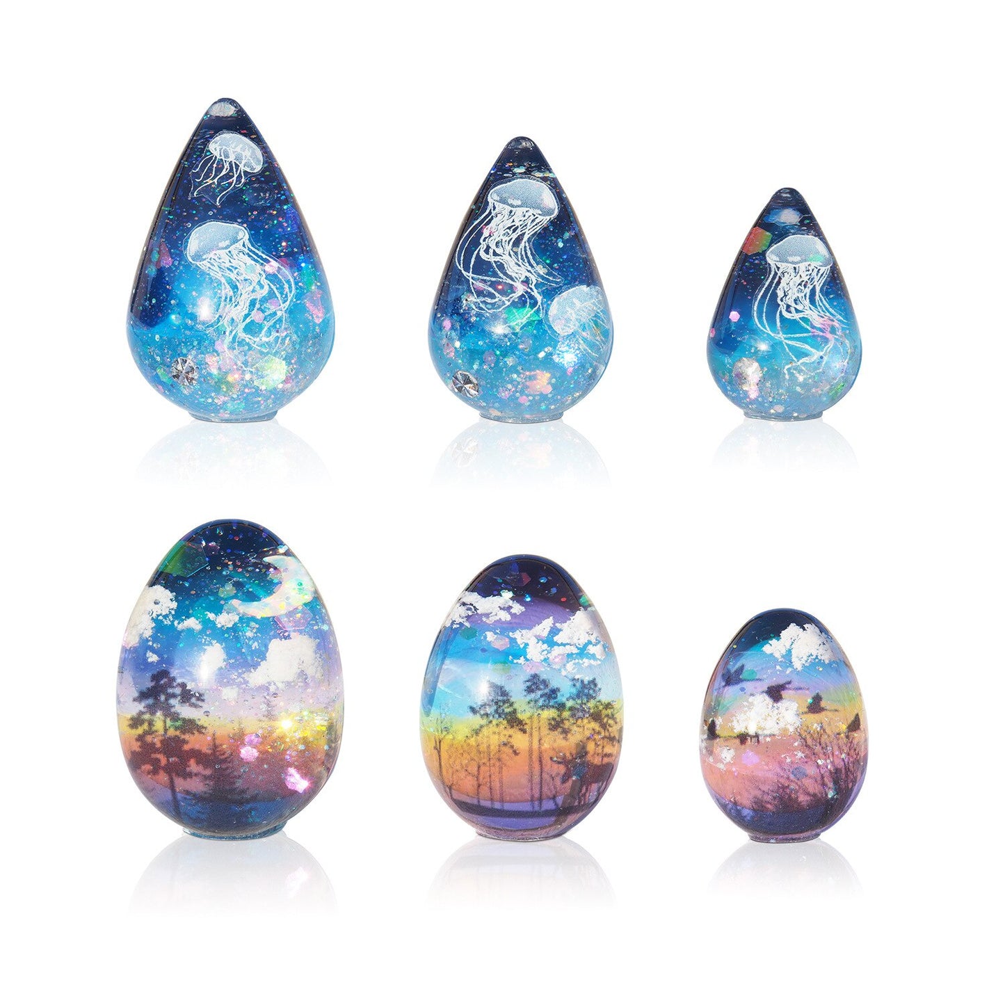 Mini Egg Molds Epoxy Resin Crafts DIY Jewelry Making Cake Decor Home Ornaments Handmade Chocolate Fondant Tools Silicone Mold