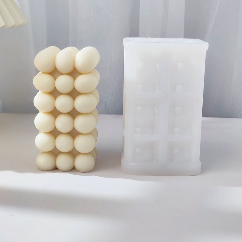 New Rectangular Magic Ball Candle Silicone Mold Bubble Ball Magic Cube Candle Silicone Mold Ball Cake Chocolate Silicone Mold