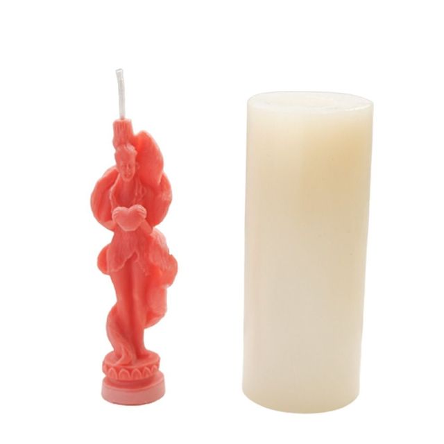Epoxy Resin Silicone Mould Clay Tools 3D Art Wax Mold Handmade Nine-tailed Fox Candle Mold Four-eared Five-eyed
