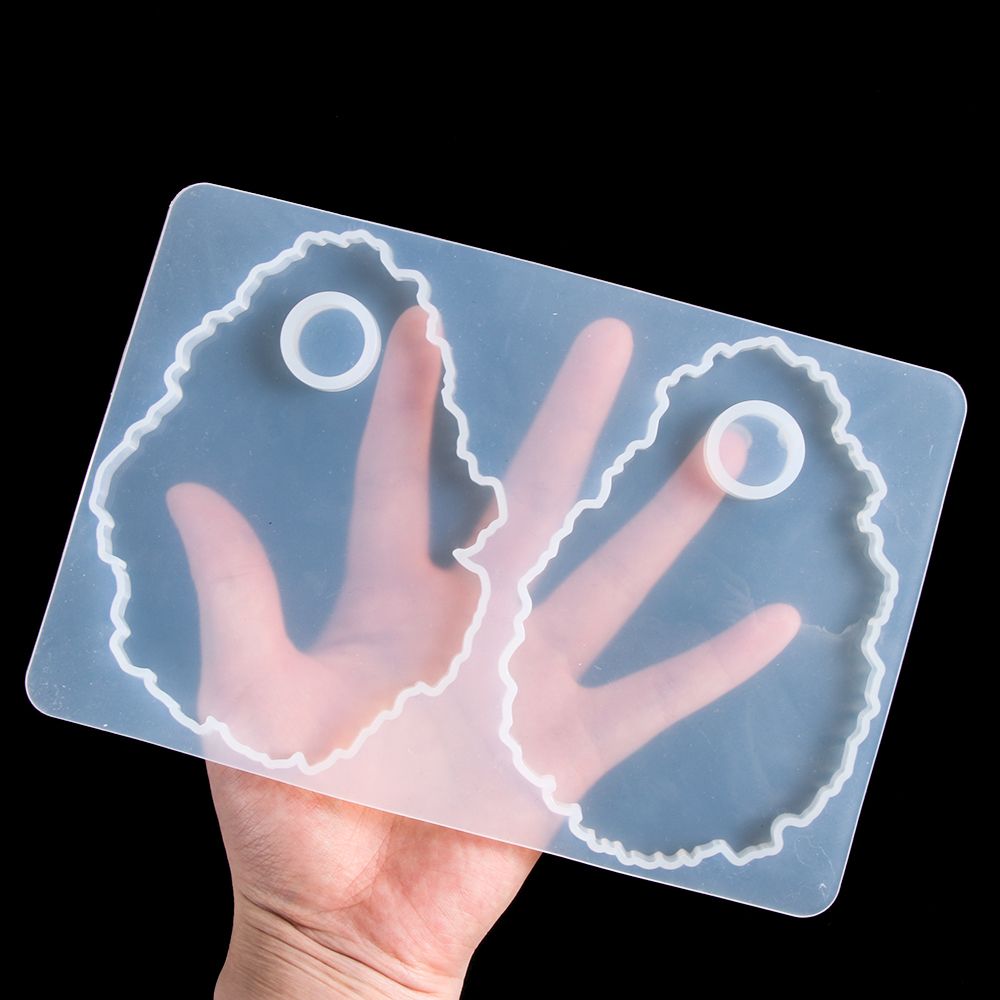 Panel Epoxy Crystal Irregular Cosmetic Tool Resin Molds Tray Silicone Mould Makeup Palette Casting Mold