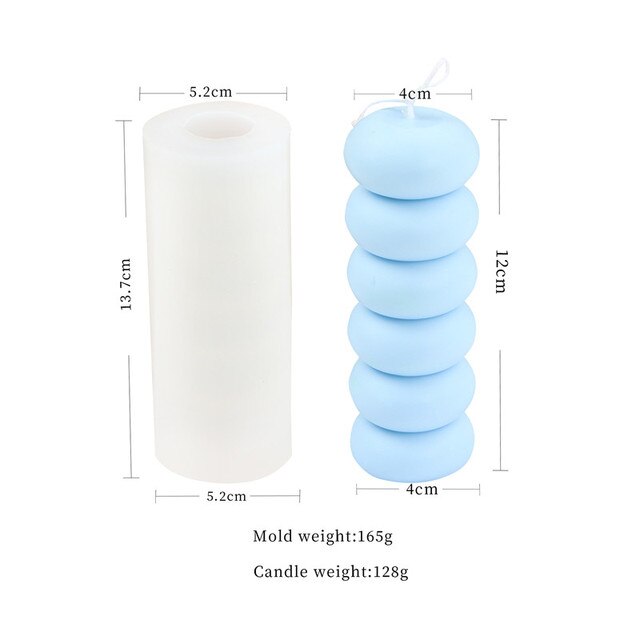 3D Cute Beads Candle Mould Tomatoes On Sticks Shape Handmade Wax Soap Resin Simple Style Ornaments Reusable Silicone Mold