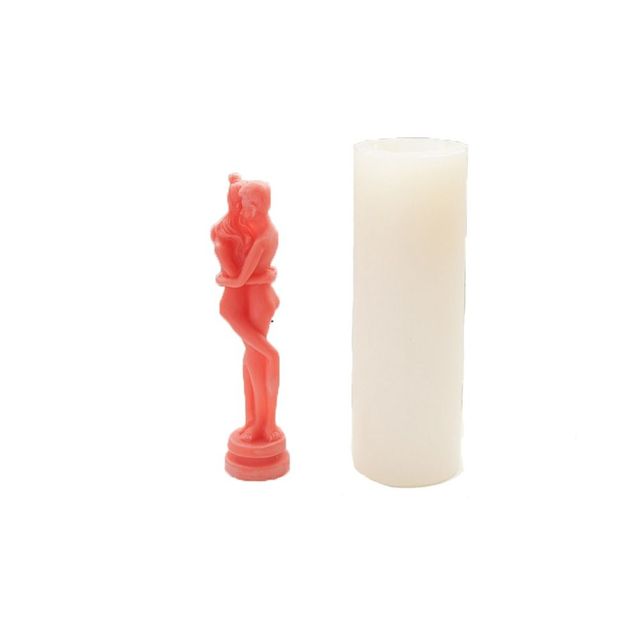 Epoxy Resin Silicone Mould Clay Tools 3D Art Wax Mold Handmade Nine-tailed Fox Candle Mold Four-eared Five-eyed