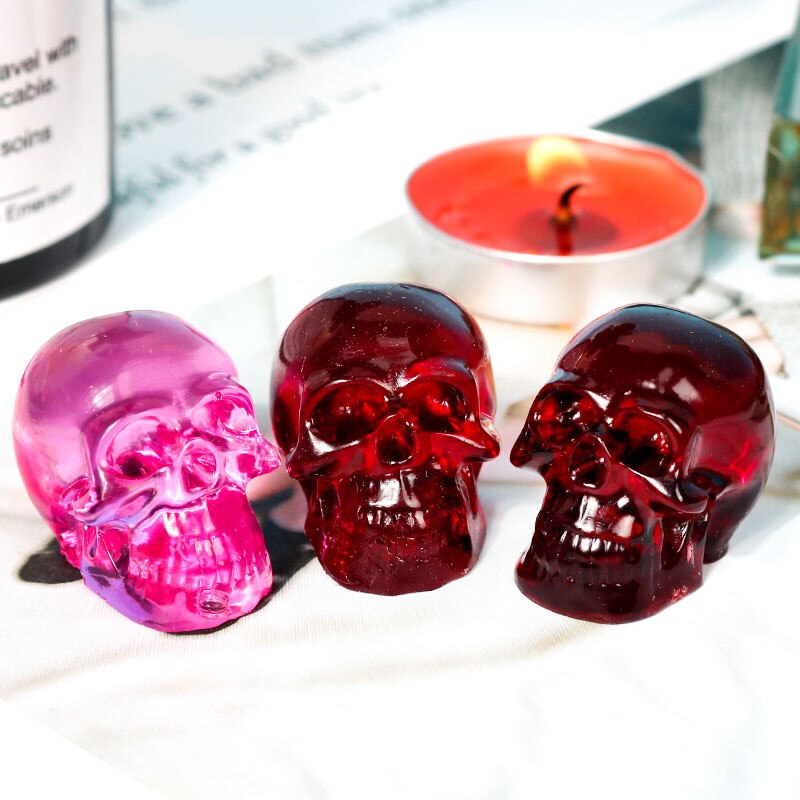 Skull Crystal Resin Mold Skull Pendant Bracelet Necklace Silicone Mold