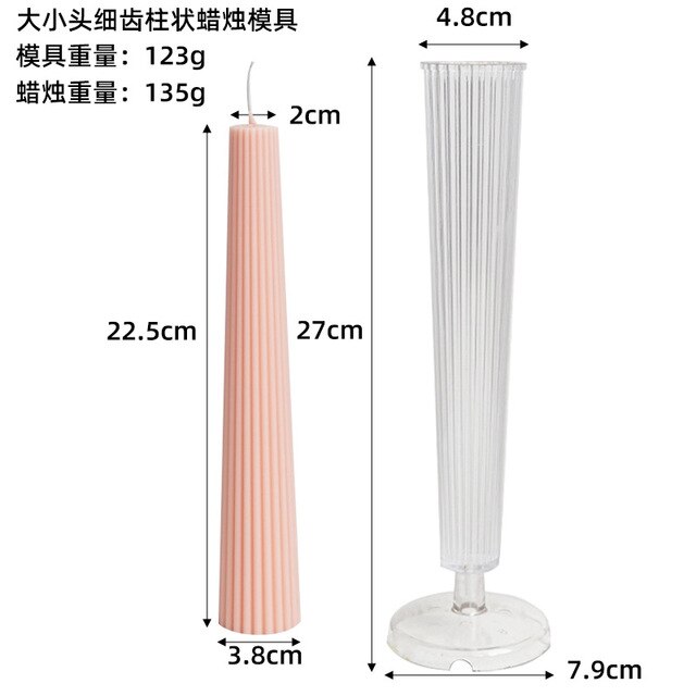 Knot candle silicone mold stripe cylindrical geometry candle silicone mould plastic mould lion soap Acrylic PC mold