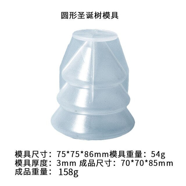 Moule de bougie de noël en Silicone, cloche de wapiti, pendentif d'arbre de noël, moule en résine, porte-clés, bijoux, décoration de fête de joyeux noël