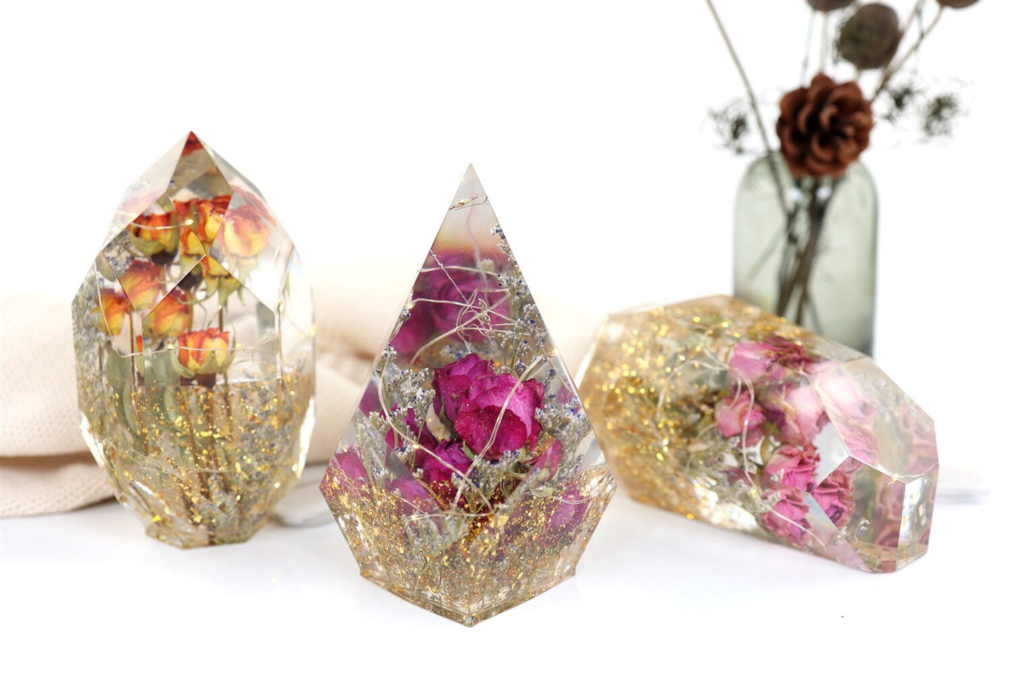 DIY Large Diamond Cut Irregular Crystal epoxy mold Jewelry Holder Resin Silicone Mold Making Accessories Tool Craf