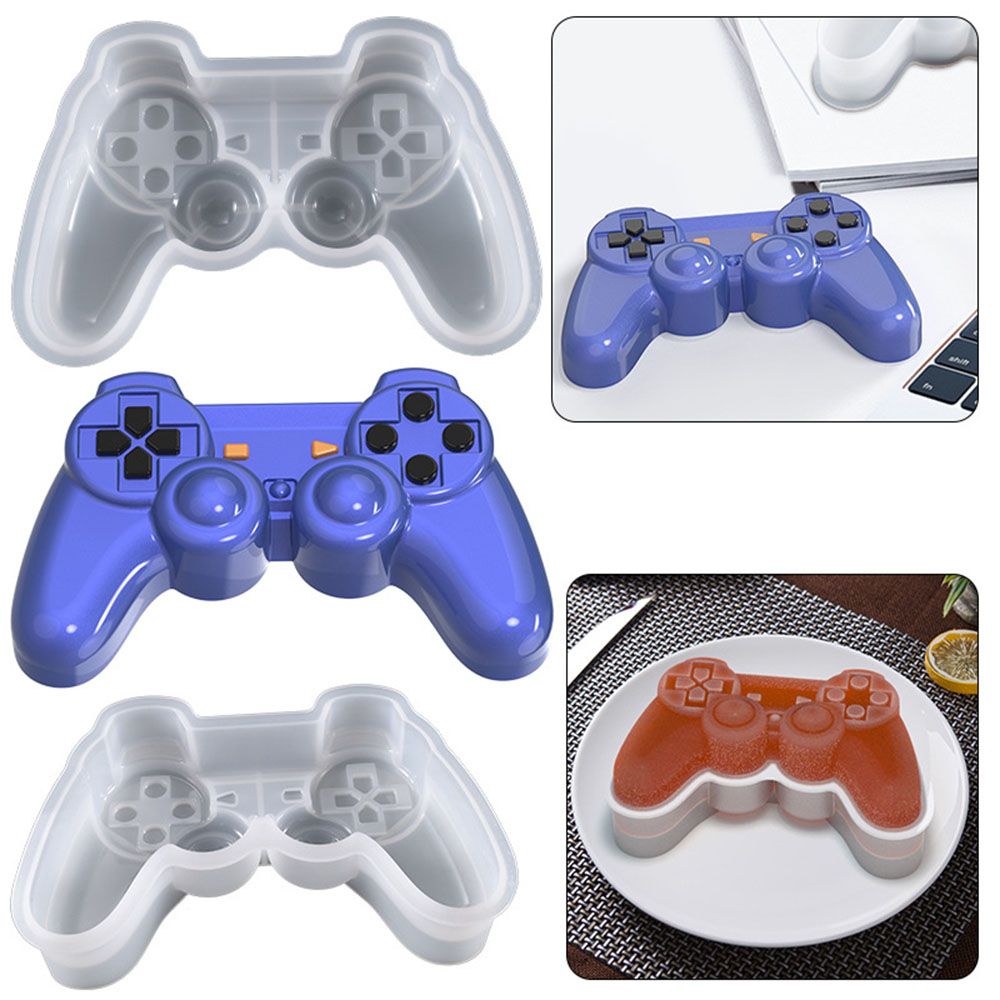 DIY Craft Ice Cube Art Decoration Game Fun Handmade Silicone Mold Game Controller PS4 Controller Cake Mold