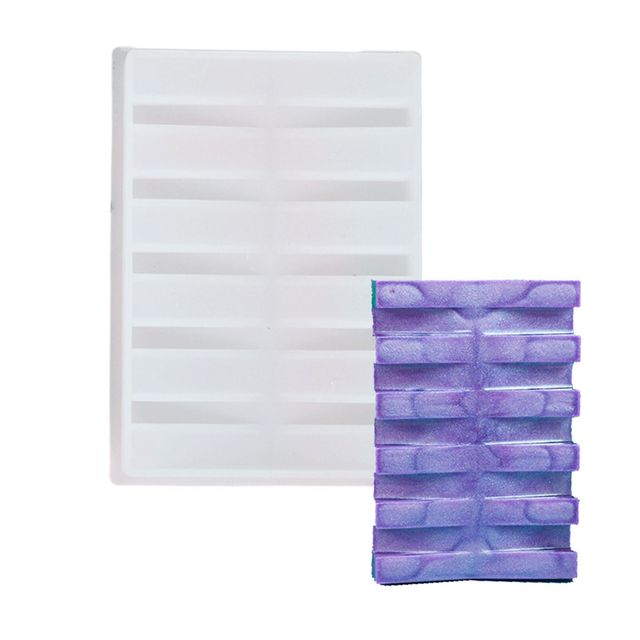 Shower Soap Rack Self Draining Soap Box Epoxy Casting Soap Dish Mold Resin Mold Soap Holder Mold