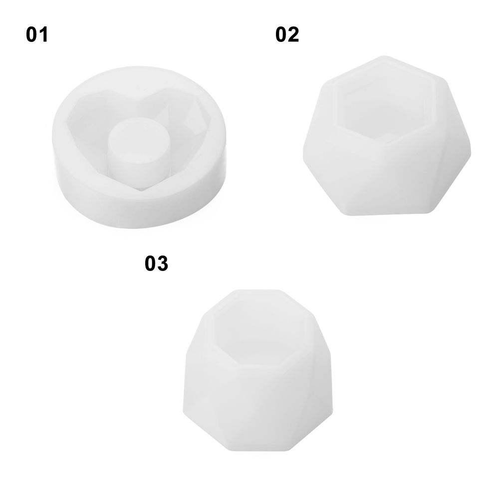 Hexagon Cup Casting Jewelry Making Tool Succulent Flowerpot Epoxy Resin Mold Crystal Resin Tray Mold Silicone Mould