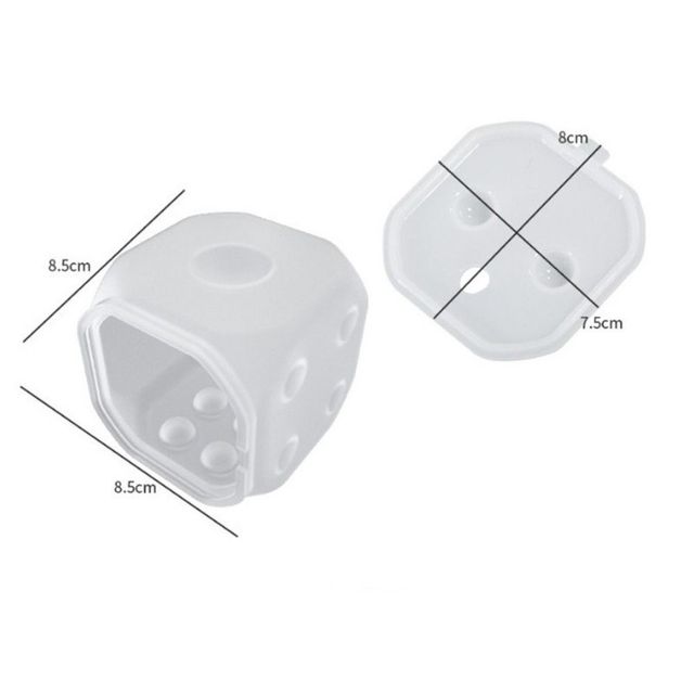Office Soap Mold Candel Large Style Aromatherapy Mold DIY Craft 2 Typs Dice Silicone Mold