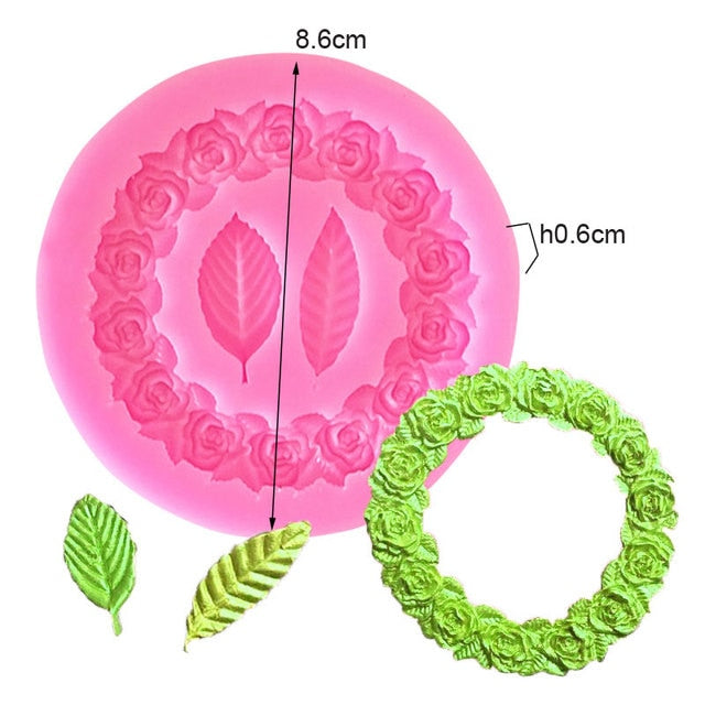 Silicone Molds For Cake Decoration Tools DIY Chocolate Various Leaf Maple Leaf Resin Molds For Fondant Kitchen Baking Supplies