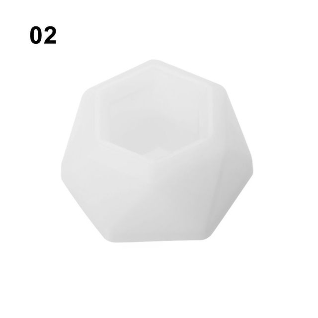 Hexagon Cup Casting Jewelry Making Tool Succulent Flowerpot Epoxy Resin Mold Crystal Resin Tray Mold Silicone Mould
