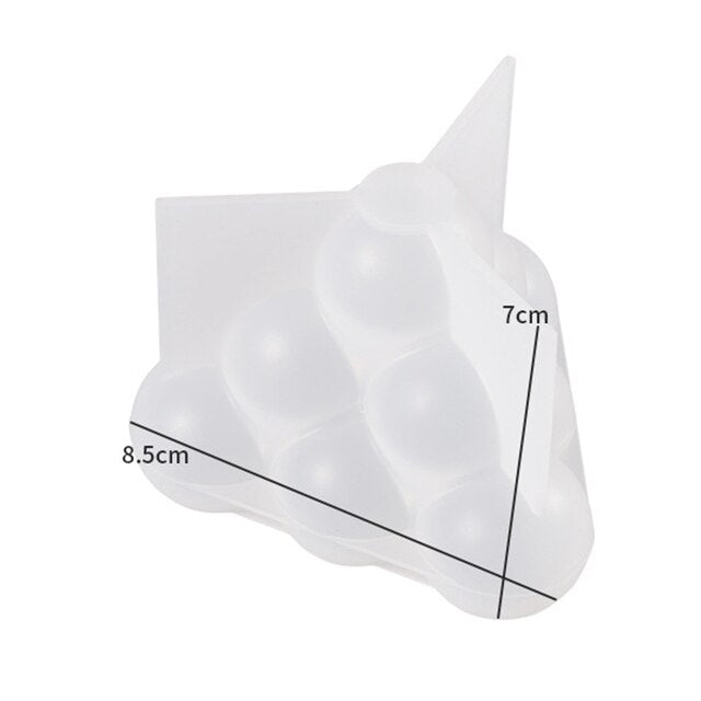 3D DIY Shell Candle Mold Aromatherapy Plaster Silicone Mold Marine Shell Silicone Scallop Soap Mold Handmade Home Decoration