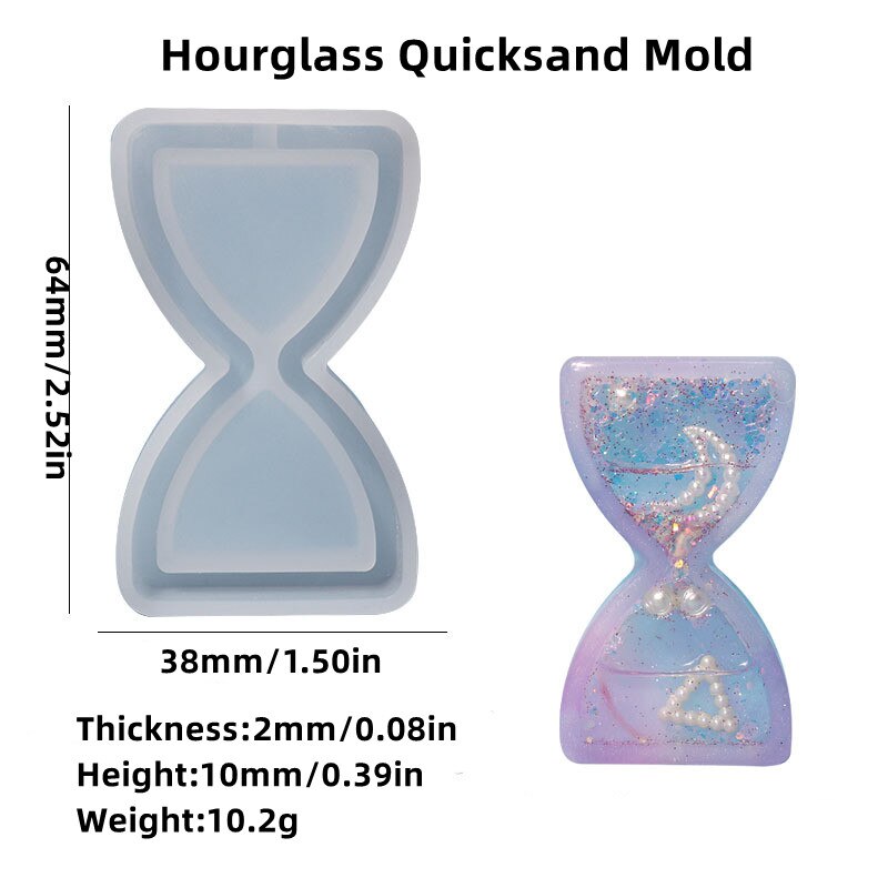 Ice Cream Keychain Pendant Resin Epoxy Mould DIY 3D Jewelry Pendant Silicone Mold Casting Ornament UV Resin Jewelry Making gift