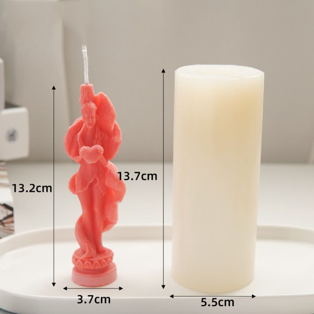 Epoxy Resin Silicone Mould Clay Tools 3D Art Wax Mold Handmade Nine-tailed Fox Candle Mold Four-eared Five-eyed