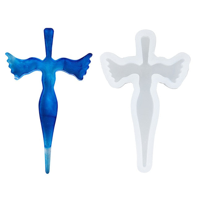 Cross Pendant Variety Mold Silicone Resin Mold