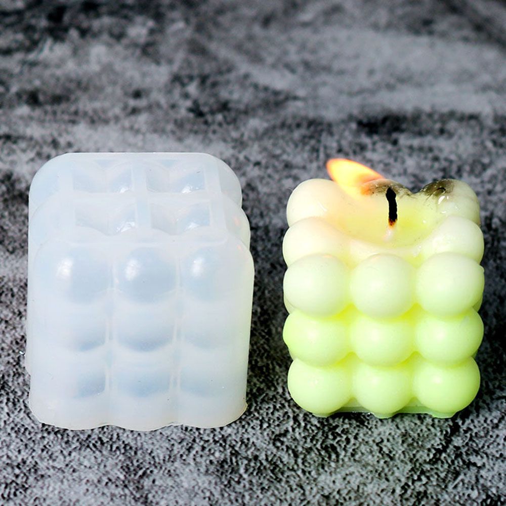 UV Epoxy Resin Aromatherapy Plaster Clay Tools Handmade Candle Mould Cube Soap Molds Silicone Mold 3D Candle Mold