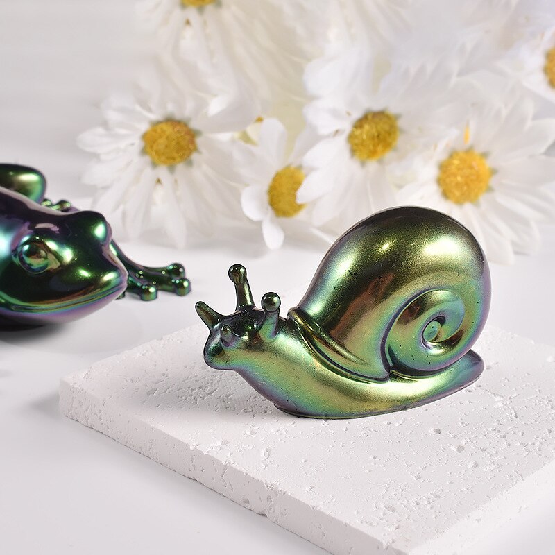 3D Animal Silicone Molds Frog Lizard Snail Crystal Epoxy Resin Mold Ornament DIY Aromatherapy Candle Home Decor Xmas Gift