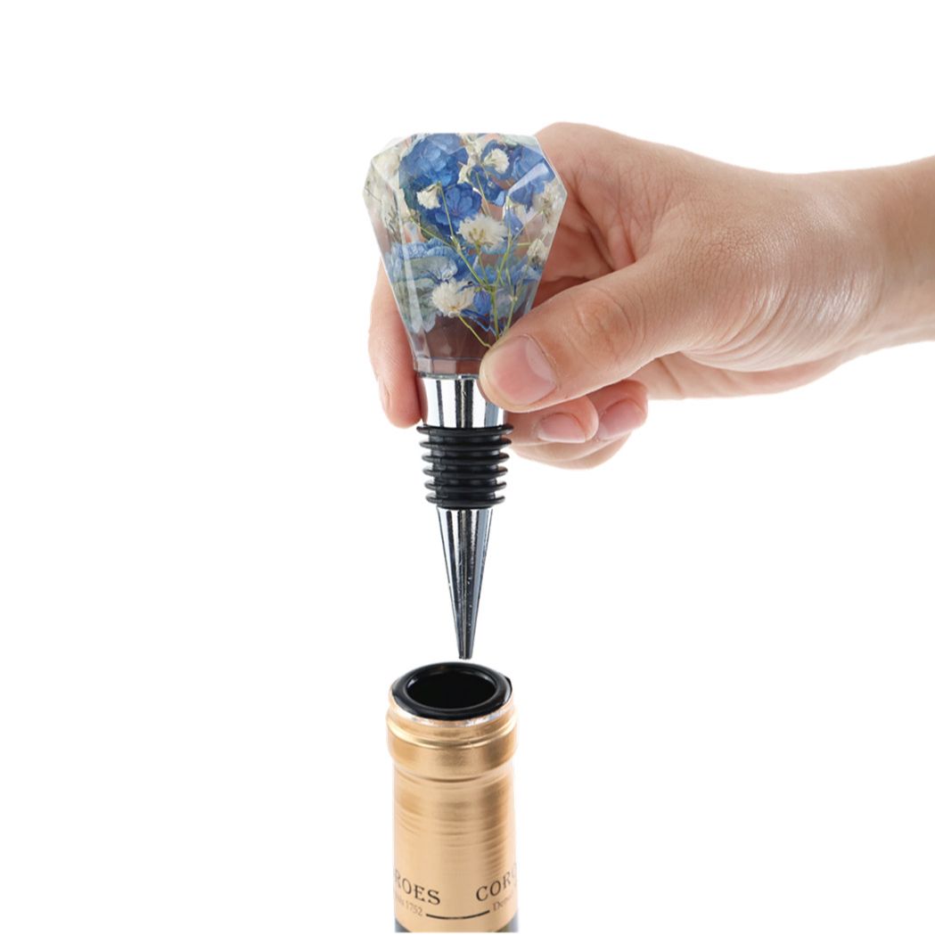 New Crystal Epoxy Resin Red Wine Stopper Silicone Mold For Resin DIY Bottle Stopper Making Wine Bottle Stopper Mould