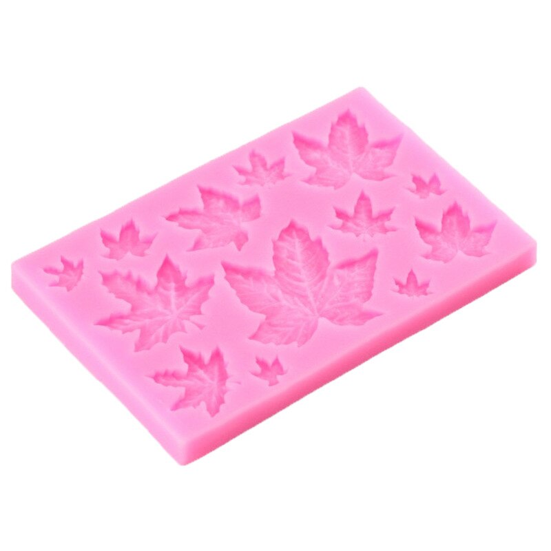 Silicone Molds For Cake Decoration Tools DIY Chocolate Various Leaf Maple Leaf Resin Molds For Fondant Kitchen Baking Supplies