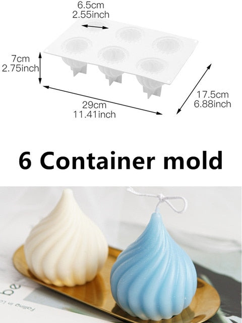 Large Various shapes Donut candle silicone mold Irregular geometric shapes doughnut mousse cake silicone mold chocolate mold