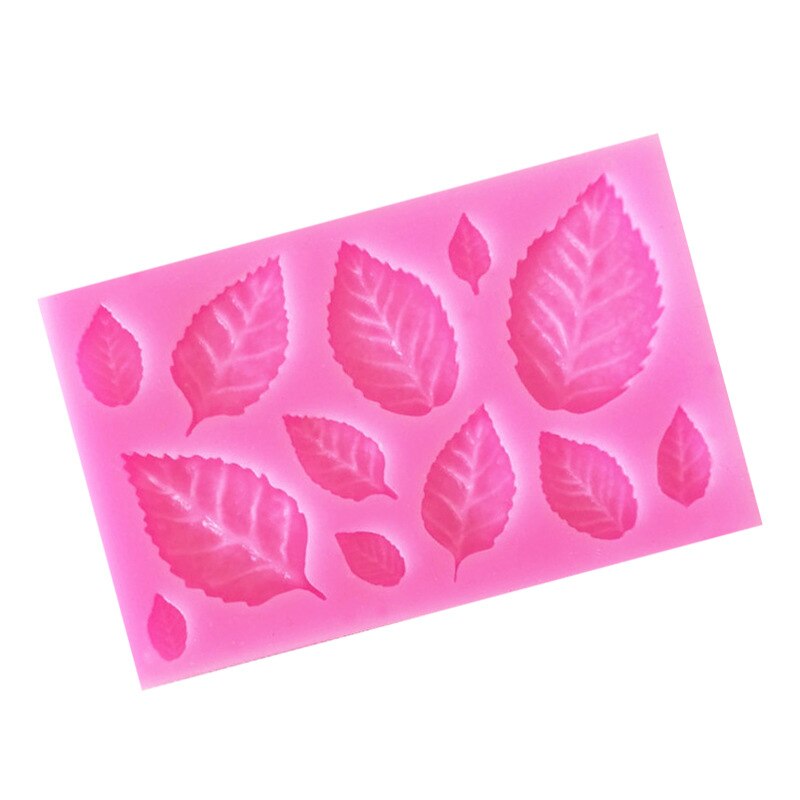 Silicone Molds For Cake Decoration Tools DIY Chocolate Various Leaf Maple Leaf Resin Molds For Fondant Kitchen Baking Supplies