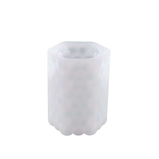 Wedding Supplies Handmade Clay Tools Silicone 3D Art Wax Mold Cylinder Sphere Polka Dots Cake Resin Molds Candle Mold