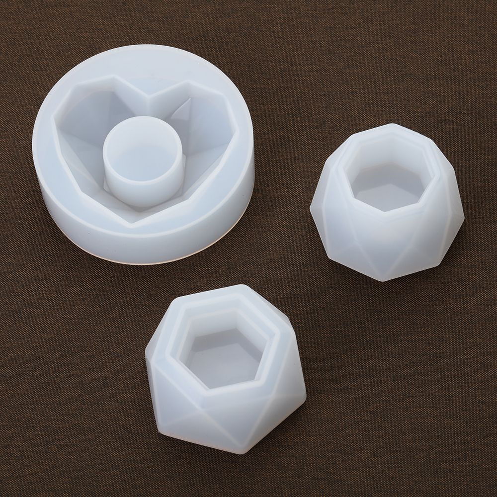 Hexagon Cup Casting Jewelry Making Tool Succulent Flowerpot Epoxy Resin Mold Crystal Resin Tray Mold Silicone Mould