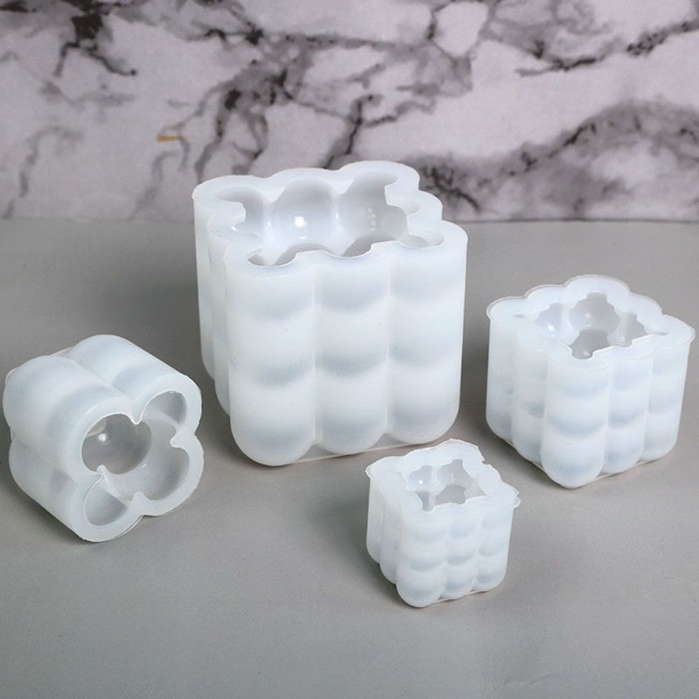 UV Epoxy Resin Aromatherapy Plaster Clay Tools Handmade Candle Mould Cube Soap Molds Silicone Mold 3D Candle Mold