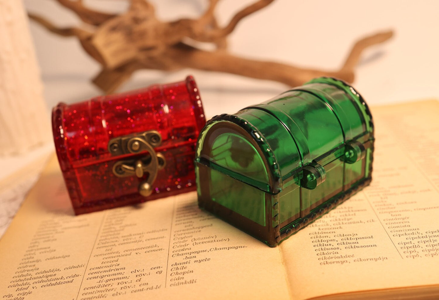 DIY Treasure Chest Silicone Mold Handmade Storage Box Crystal Epoxy Mold Jewelry Dice Storage Box DIY Craft Gift Box Making Tool