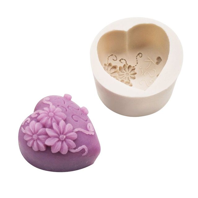 Wedding Supplies Handmade Clay Tools DIY Craft Cake Resin Molds Soap Mold 3D Art Wax Mold Silicone