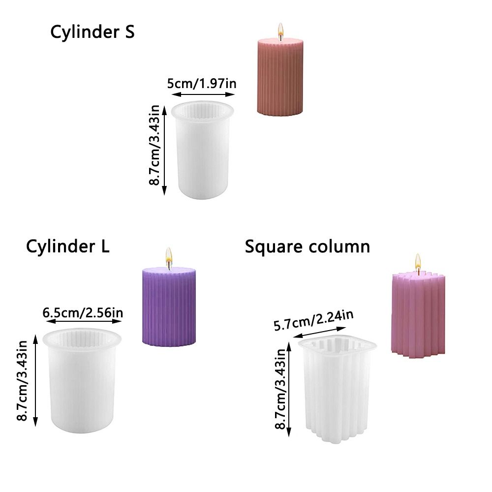 New Design Perfume Soap Transparent DIY Silicone Wax Candle Making Geometric Shape Candle Mould
