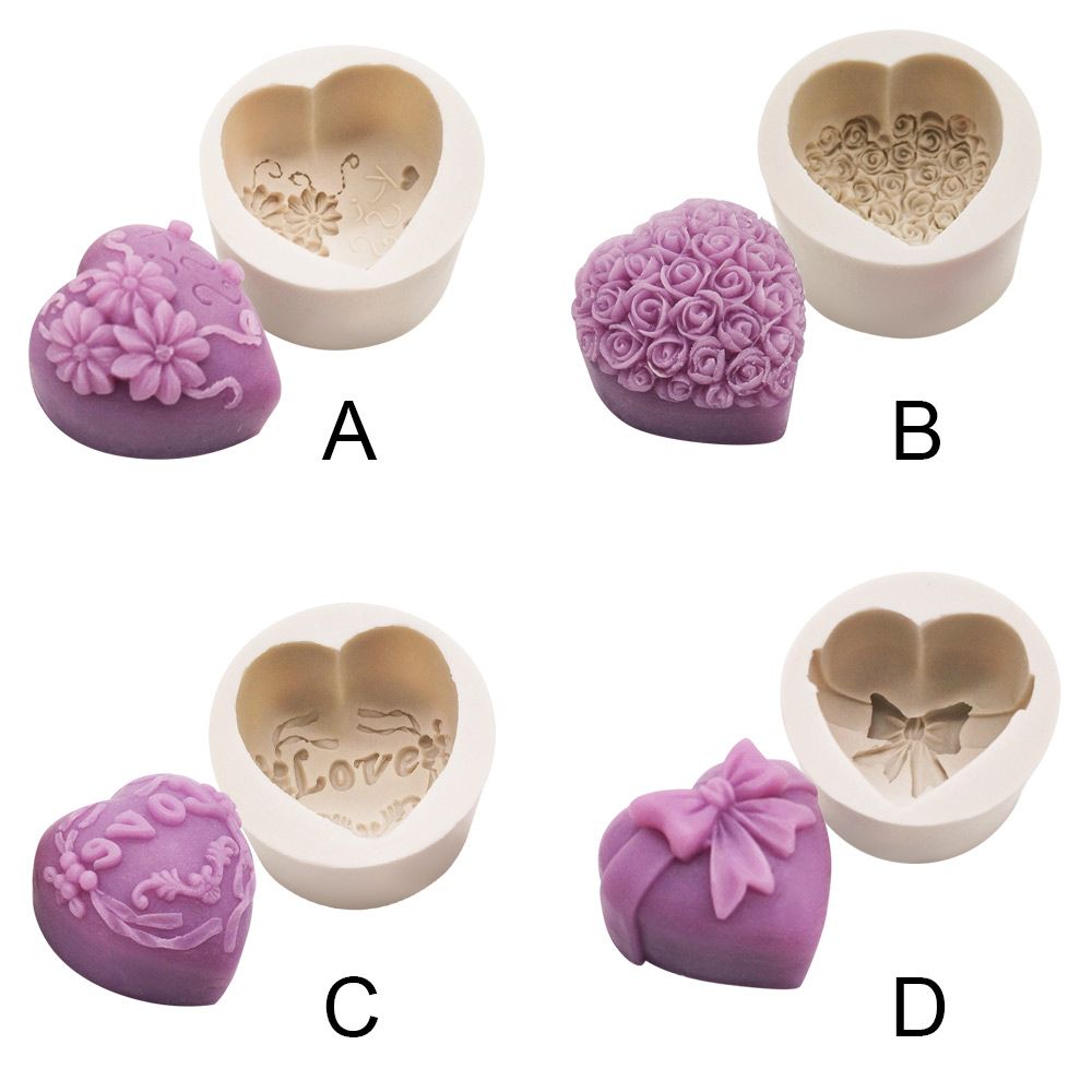 Wedding Supplies Handmade Clay Tools DIY Craft Cake Resin Molds Soap Mold 3D Art Wax Mold Silicone