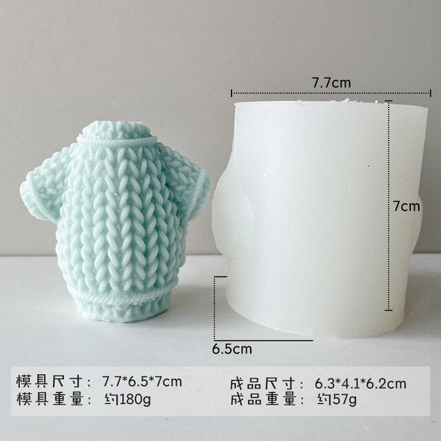 Screw Ball Scented Candle Mold Geometric Candle Mould DIY Handmade Candle Soap Make Wax Dessert Cake Mould Tool Home Decoration