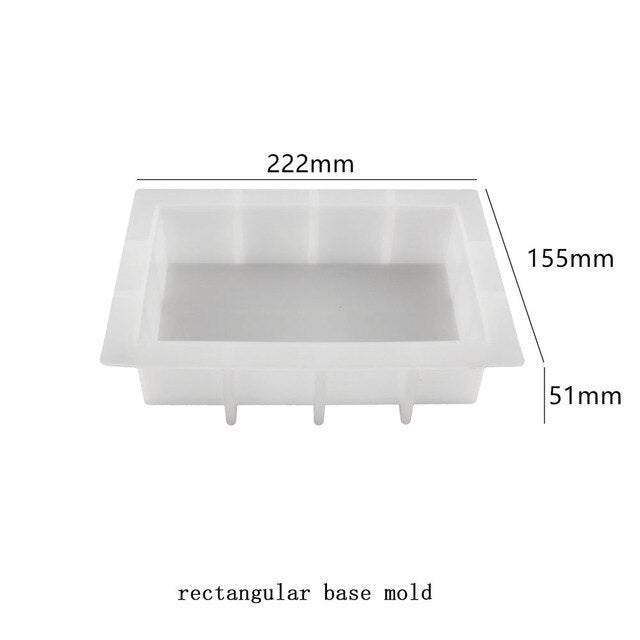 Photo Frame epoxy resin molds Square and Heart Picture Frame Silicon Mold Jewelry Ornaments Mold for Wedding Birthday Gift DIY