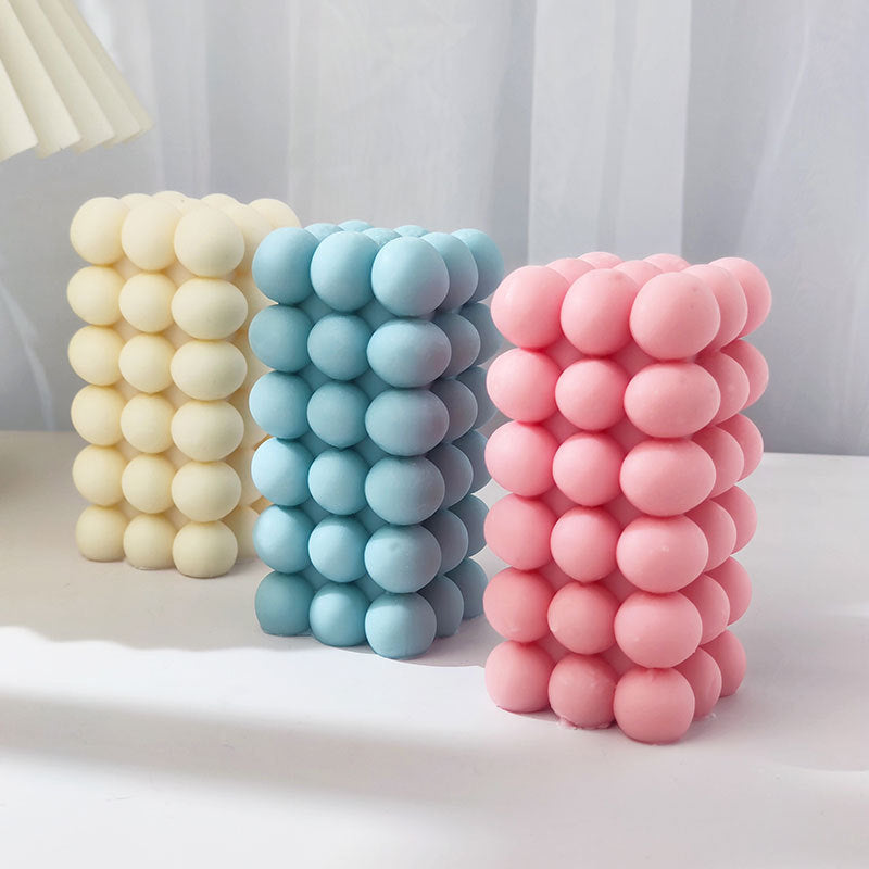 New Rectangular Magic Ball Candle Silicone Mold Bubble Ball Magic Cube Candle Silicone Mold Ball Cake Chocolate Silicone Mold
