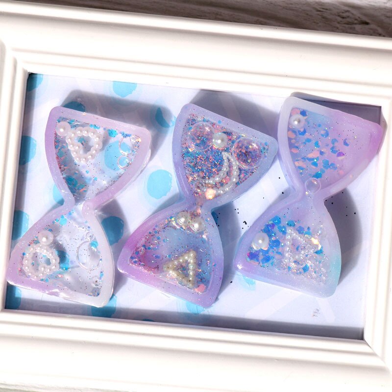 Ice Cream Keychain Pendant Resin Epoxy Mould DIY 3D Jewelry Pendant Silicone Mold Casting Ornament UV Resin Jewelry Making gift