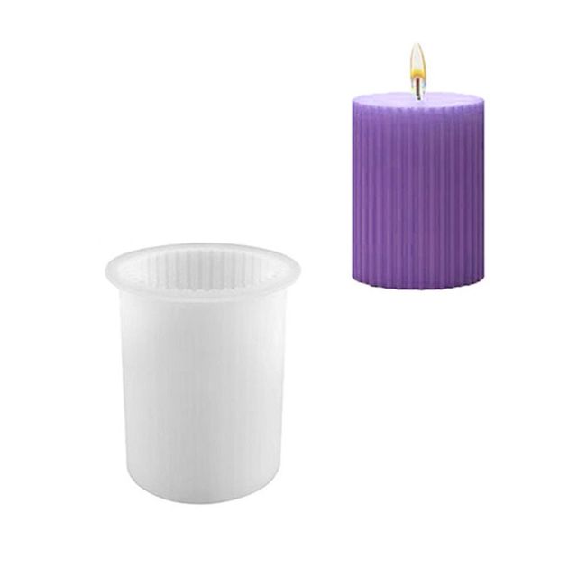 New Design Perfume Soap Transparent DIY Silicone Wax Candle Making Geometric Shape Candle Mould