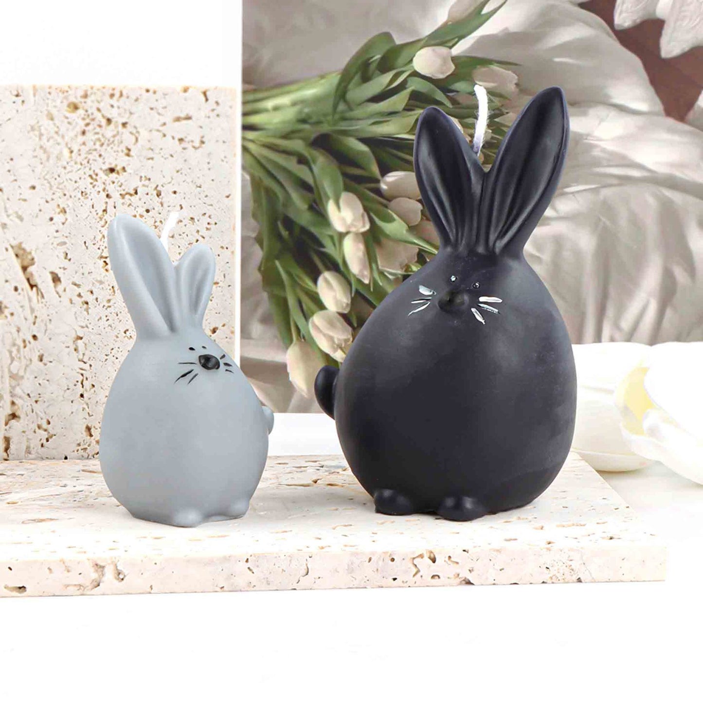 3D Baby Chinchilla Cartoon Cute Cat Silicone Candle Mold for DIY Aromatherap Candle Plaster Ornaments Soap Epoxy Resin Mould